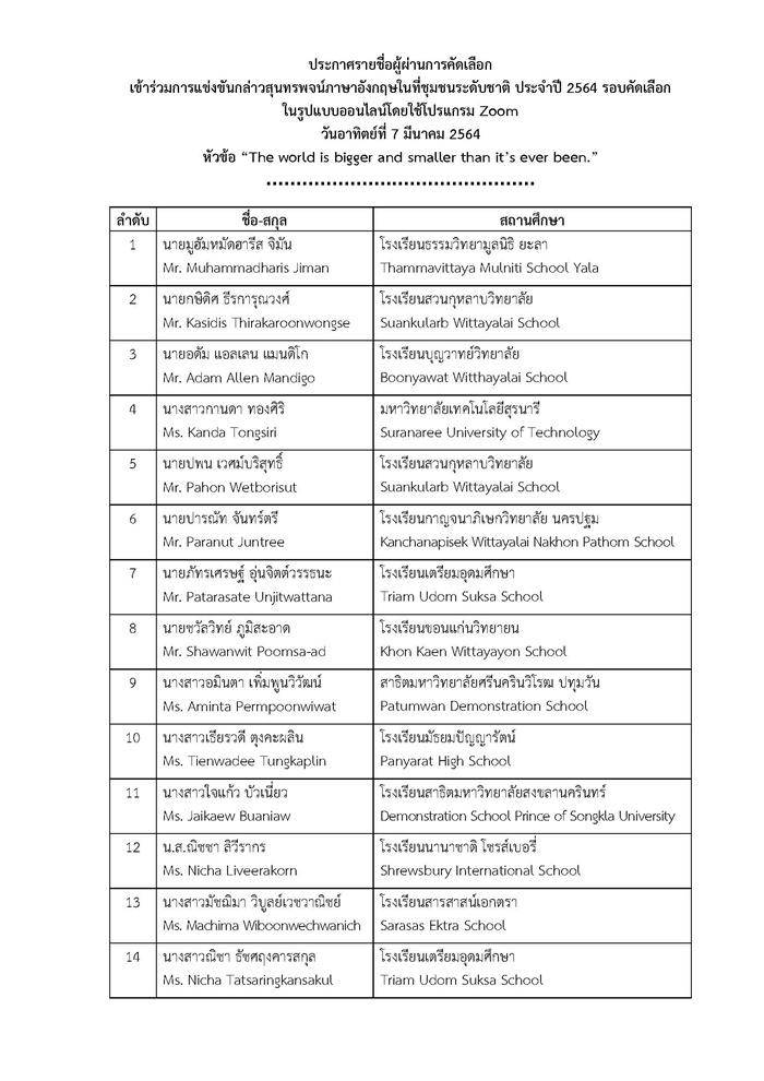 Anoucement 2021 NPSC 6 3 2564 Page 1