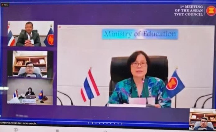 Meeting of the ASEAN TVET 1 12 3 2564