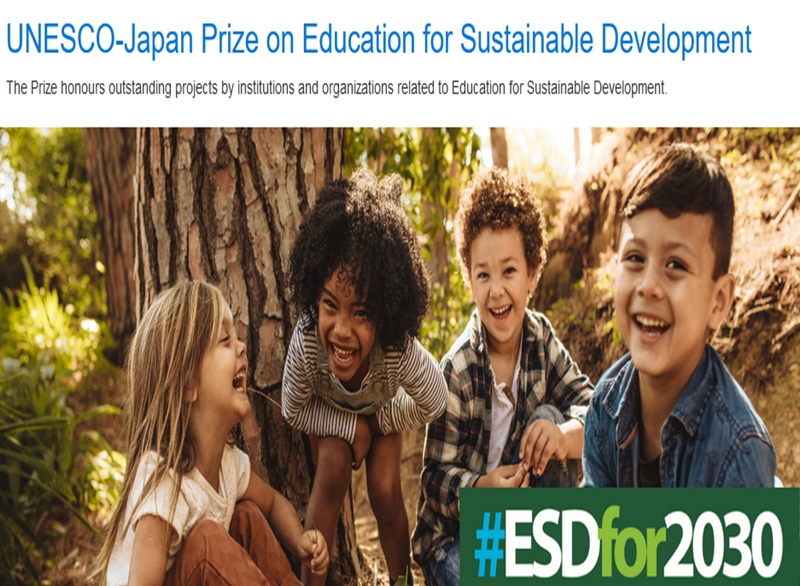 UNESCO Japan Prize on ESD 10 3 2564