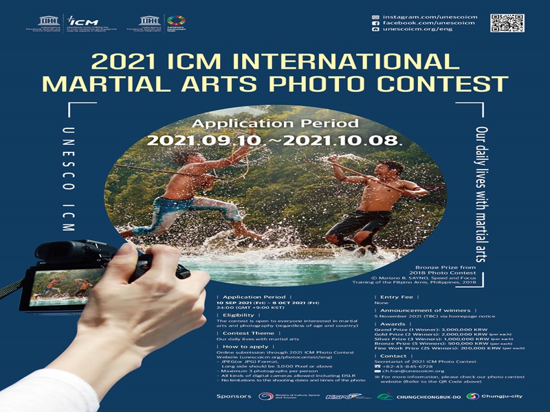 UNESCO Martial Arts PHOTO Contest Poster 22 9 2564